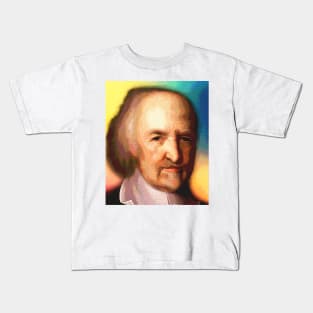 Thomas Hobbes Portrait | Thomas Hobbes Artwork 3 Kids T-Shirt